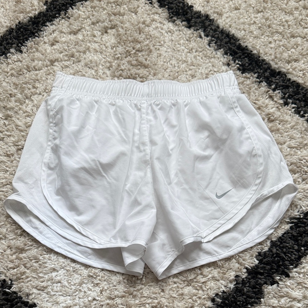 Nike Women's White Athletic Shorts